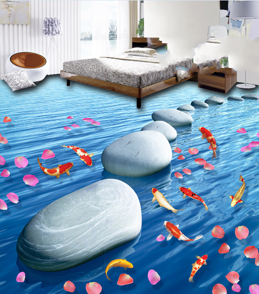 3D Stones Floor Mural Wallpaper AJ Wallpaper 2 