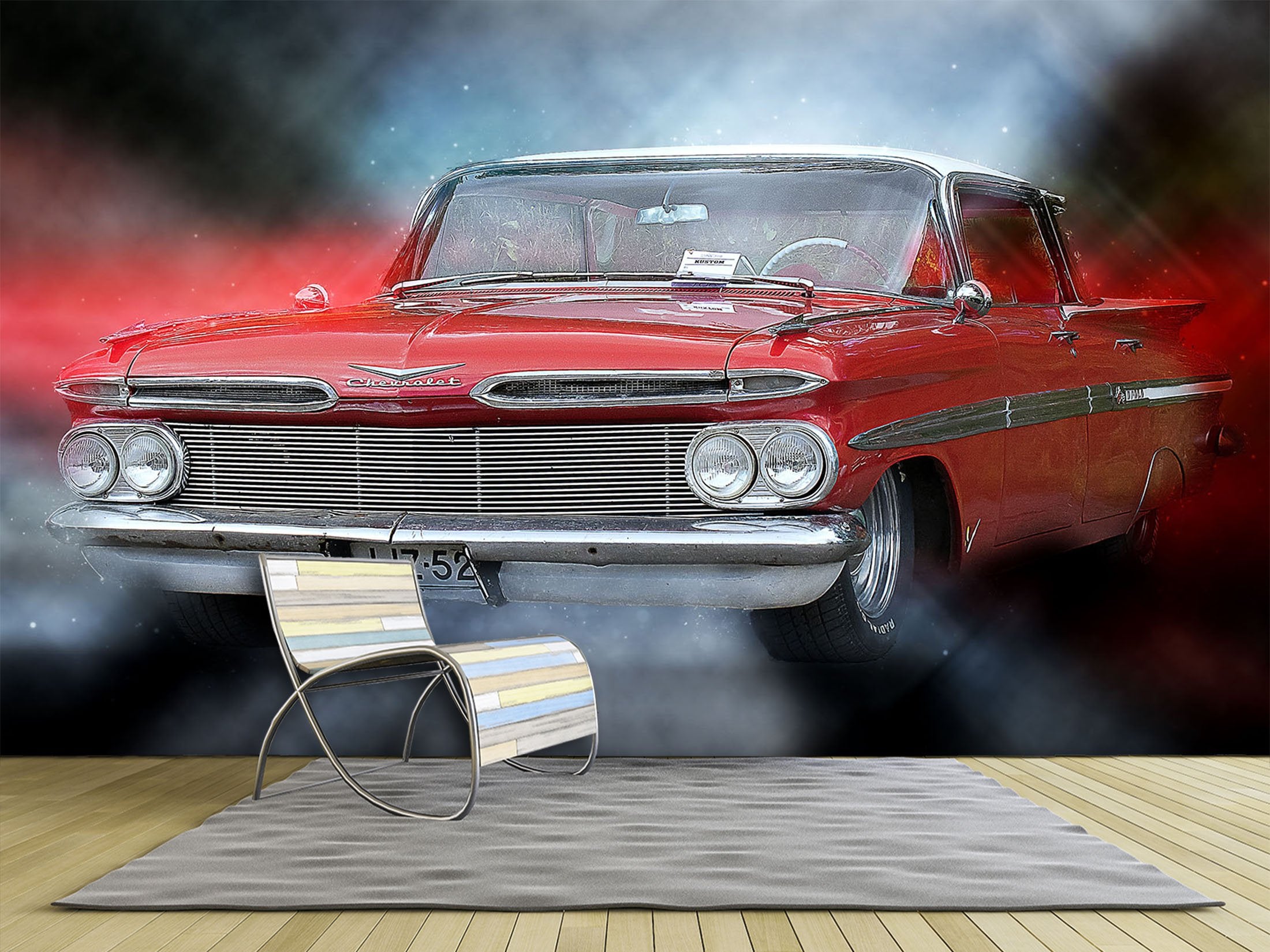 3D Car Light 946 Vehicle Wall Murals Wallpaper AJ Wallpaper 2 