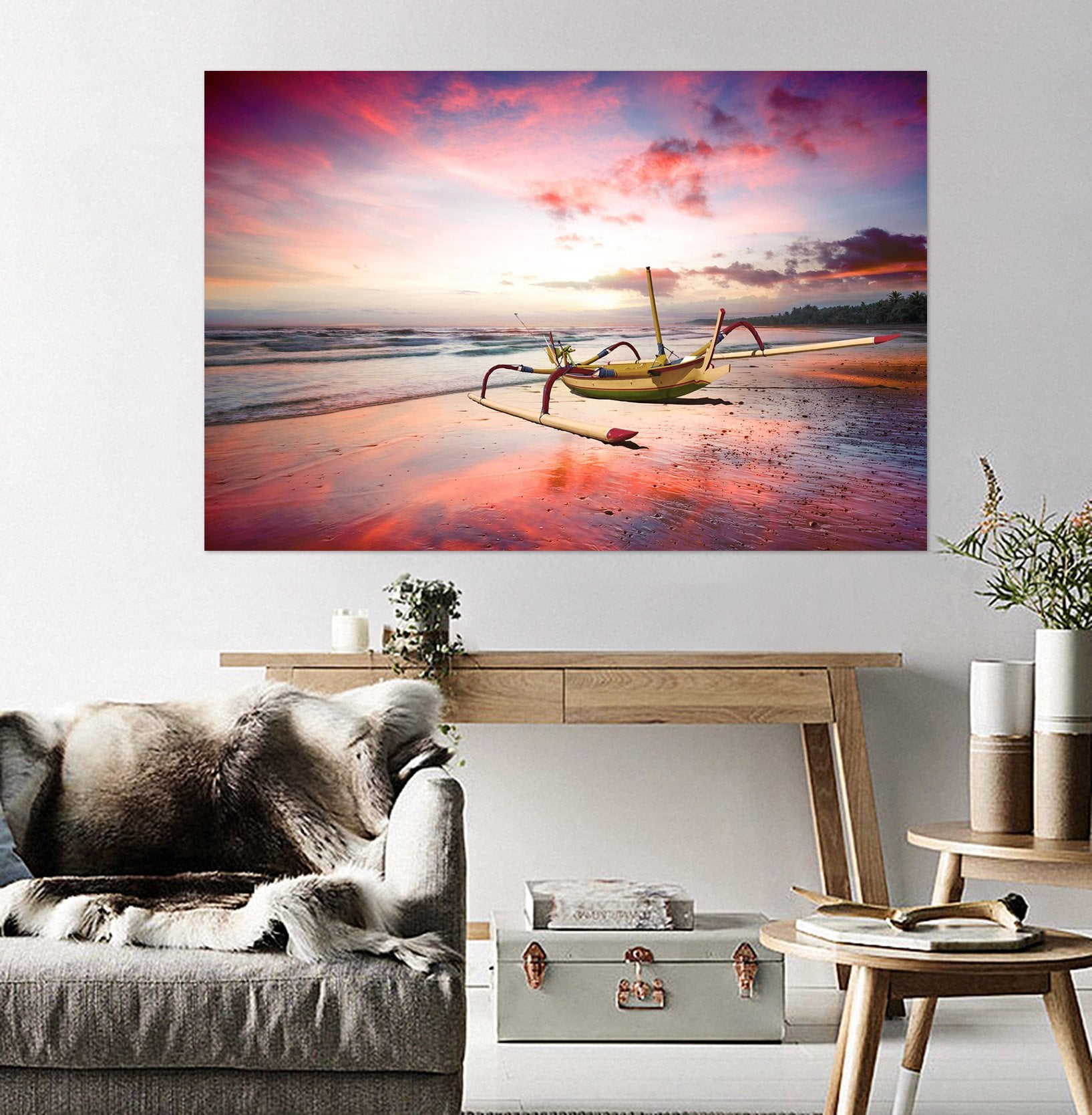 3D Airplane Sunset 132 Marco Carmassi Wall Sticker Wallpaper AJ Wallpaper 2 