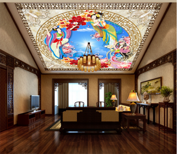 Happy Flower Woman 268 Wallpaper AJ Wallpaper 