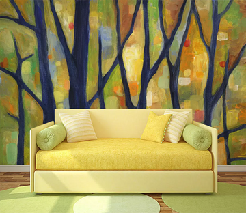 3D Oil Painting Trunk 1202 Wallpaper AJ Wallpaper 2 