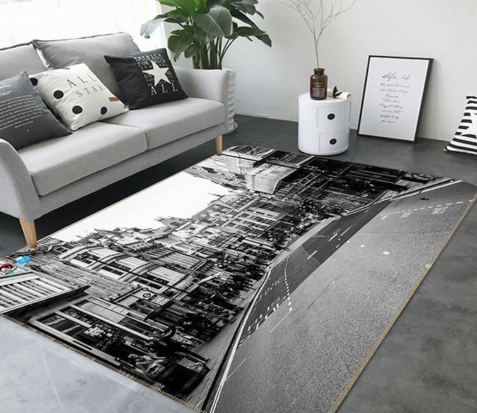 3D Intersection People 035 Non Slip Rug Mat Mat AJ Creativity Home 