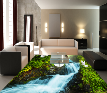 3D River 010 Floor Mural Wallpaper AJ Wallpaper 2 