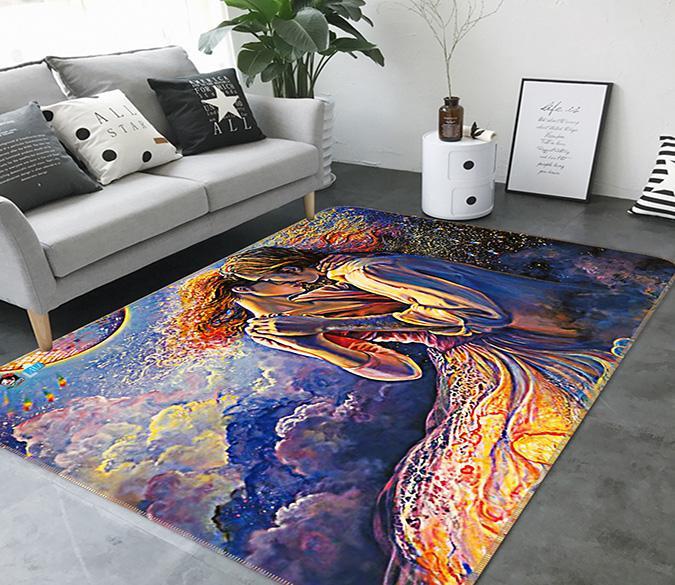 3D Dancing Intimate 340 Non Slip Rug Mat Mat AJ Creativity Home 