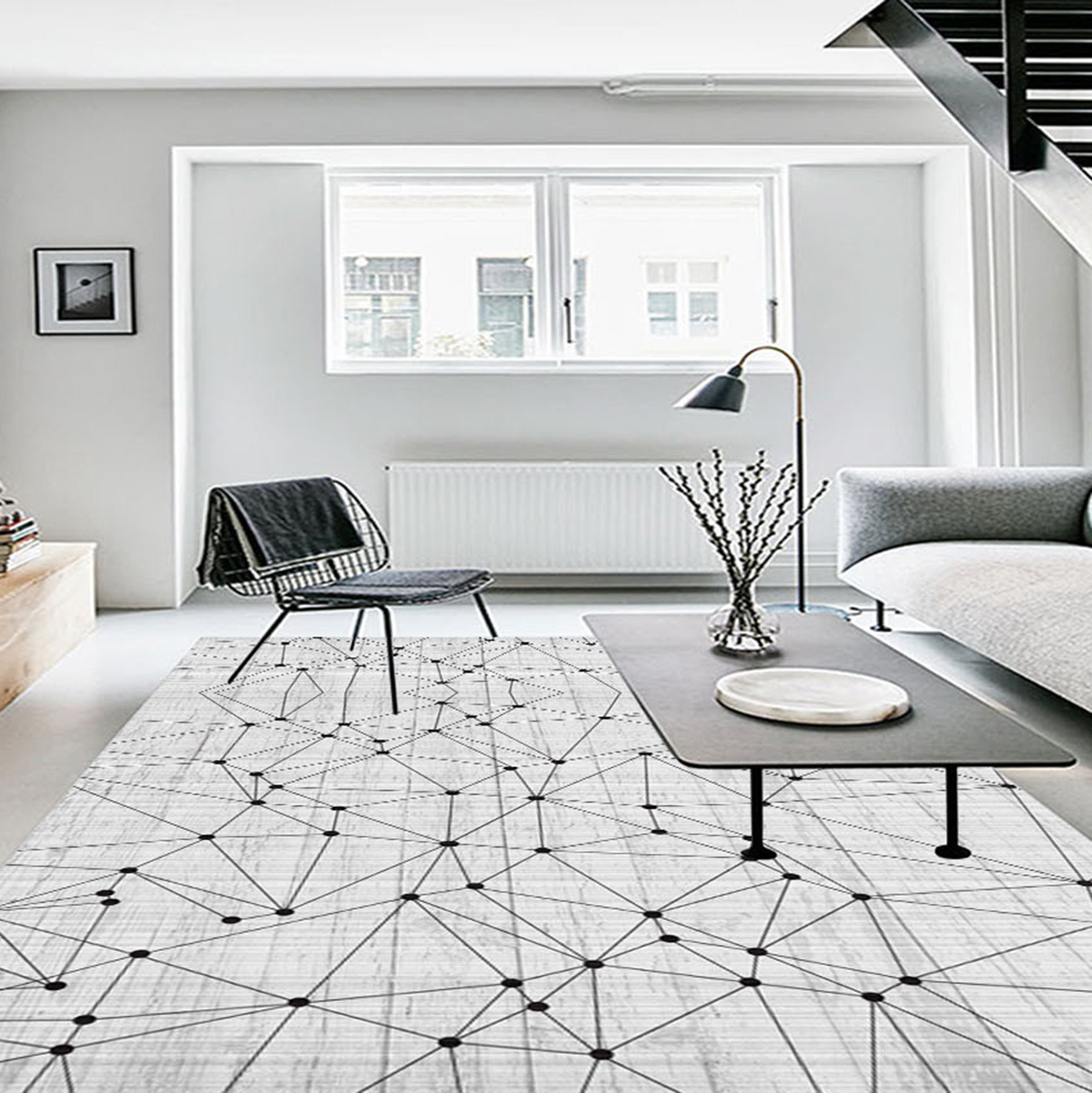 3D Colored Geometric Pattern WG479 Non Slip Rug Mat Mat AJ Creativity Home 
