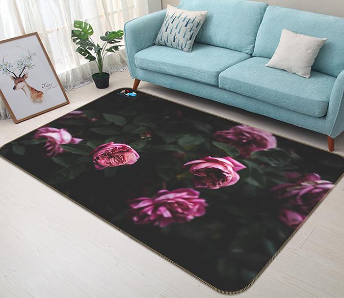 3D Vintage Flower 243 Non Slip Rug Mat Mat AJ Creativity Home 
