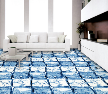 3D Ice Cubes 129 Floor Mural Wallpaper AJ Wallpaper 2 
