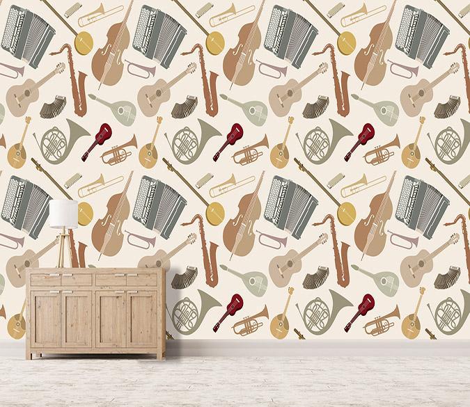3D Musical Instrument 020 Wallpaper AJ Wallpaper 