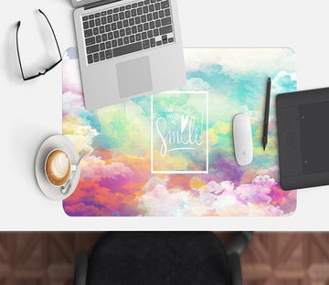 3D Colorful Cloud 061 Desk Mat Mat AJ Creativity Home 
