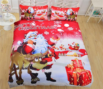 3D Christmas Party 176 Bed Pillowcases Quilt Wallpaper AJ Wallpaper 