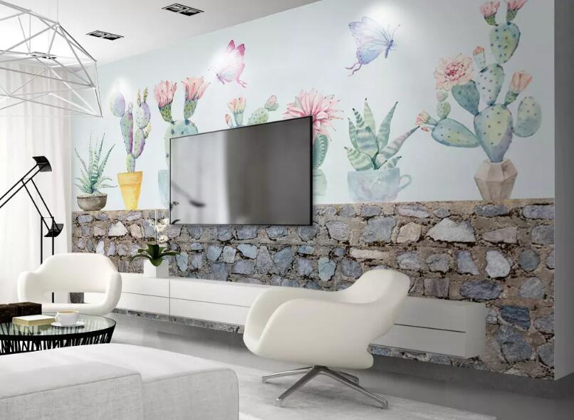 3D Color Plant WG14 Wall Murals Wallpaper AJ Wallpaper 2 