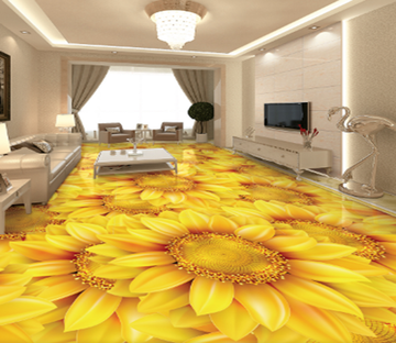 3D Flowers Blossom 011 Floor Mural Wallpaper AJ Wallpaper 2 