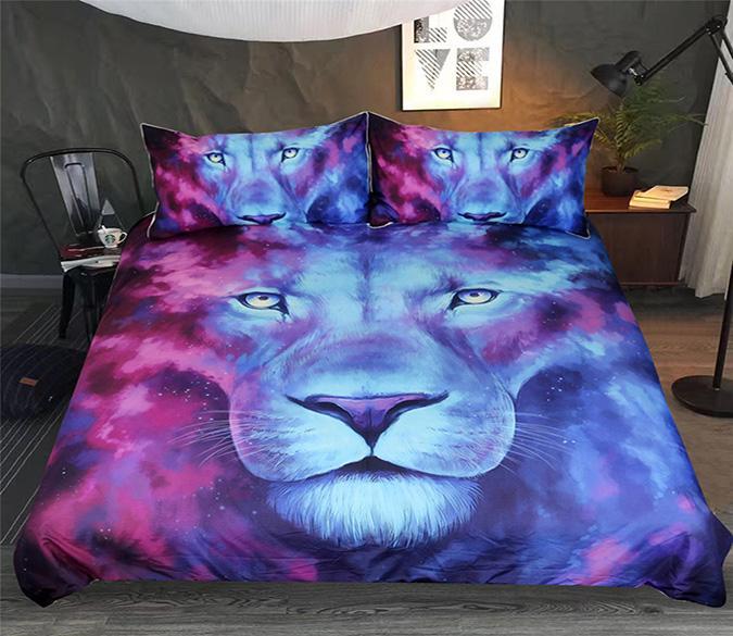 3D Edge Lion 127 Bed Pillowcases Quilt Wallpaper AJ Wallpaper 