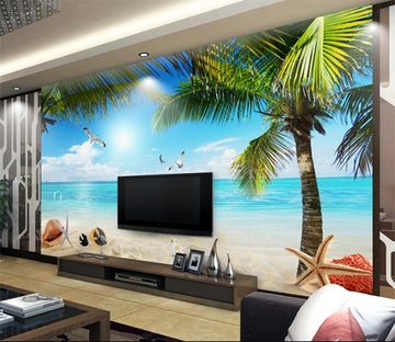 3D Coconut Tree 250 Wallpaper AJ Wallpaper 