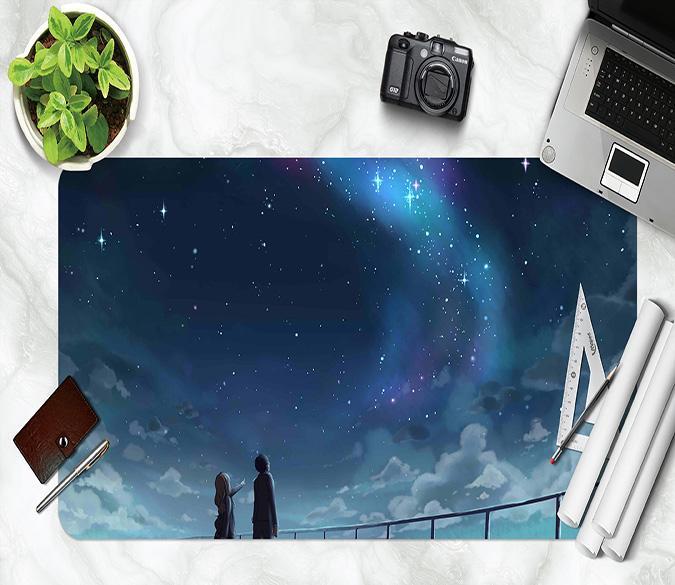 3D Shining Stars 131 Desk Mat Mat AJ Creativity Home 