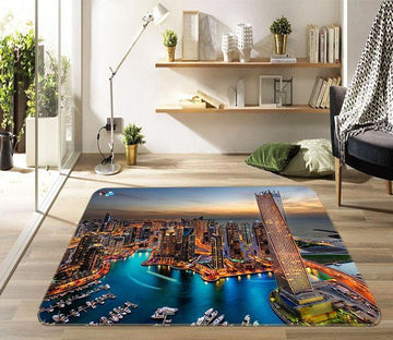 3D Building Ship 527 Non Slip Rug Mat Mat AJ Creativity Home 