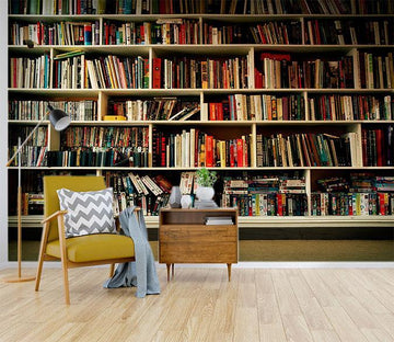 3D Bookshelf Large 046 Wallpaper AJ Wallpaper 