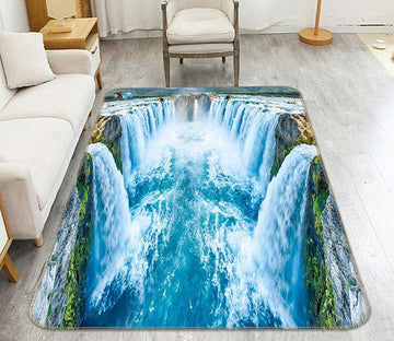 3D Great Waterfall 007 Non Slip Rug Mat Mat AJ Creativity Home 