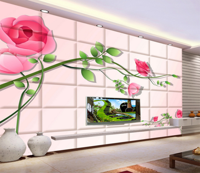 3D Transparent Safflower 296 Wallpaper AJ Wallpaper 