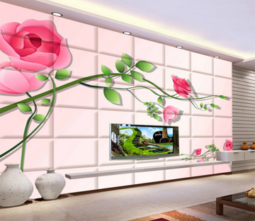 3D Transparent Safflower 296 Wallpaper AJ Wallpaper 