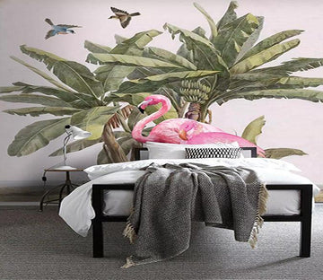 3D Flamingo Magpie 493 Wallpaper AJ Wallpaper 