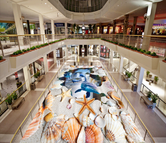 3D Docile Dolphins 048 Floor Mural Wallpaper AJ Wallpaper 2 