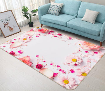 3D Chrysanthemum Petal 207 Non Slip Rug Mat Mat AJ Creativity Home 
