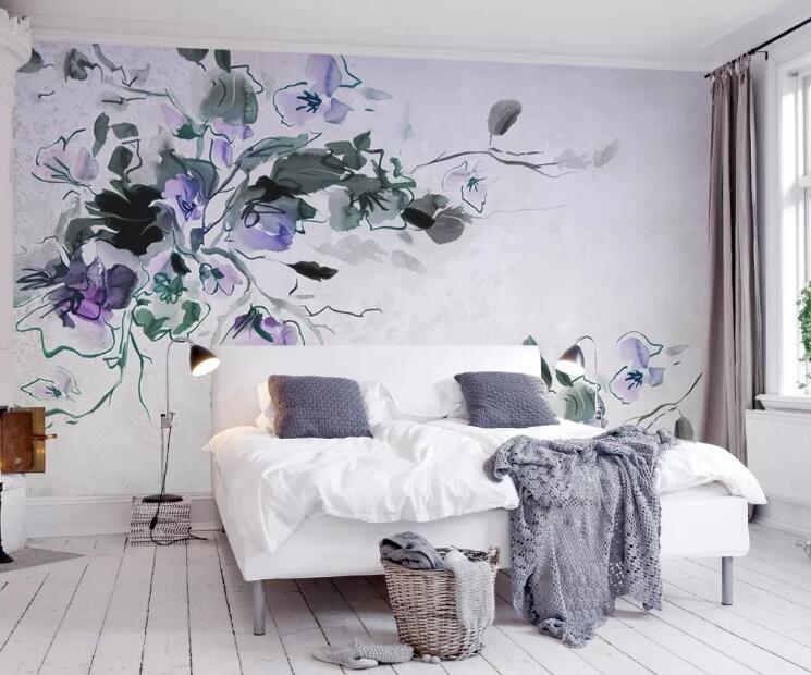 3D Colored Flowers 114 Wall Murals Wallpaper AJ Wallpaper 2 