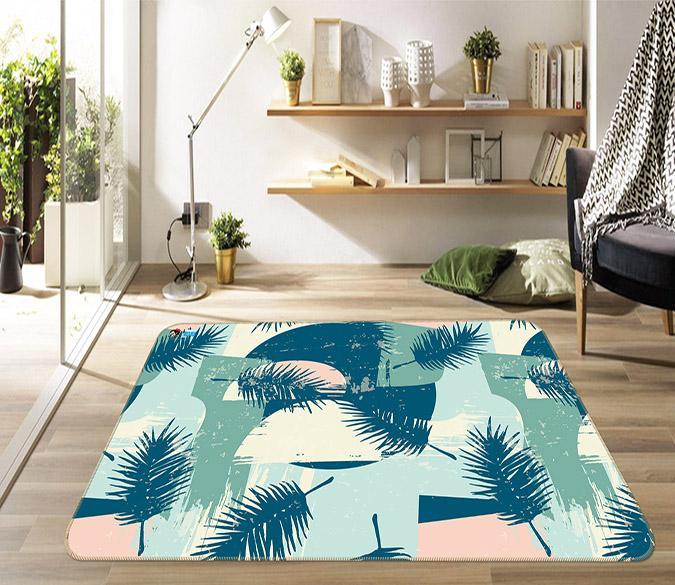 3D Plant Pattern 134 Non Slip Rug Mat Mat AJ Creativity Home 
