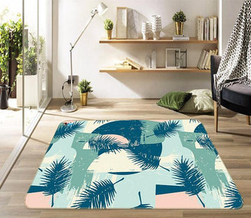 3D Plant Pattern 134 Non Slip Rug Mat Mat AJ Creativity Home 