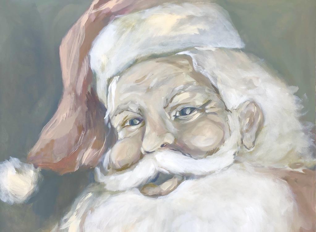Pillowcases Santa's - 30 PCS (plain white back)