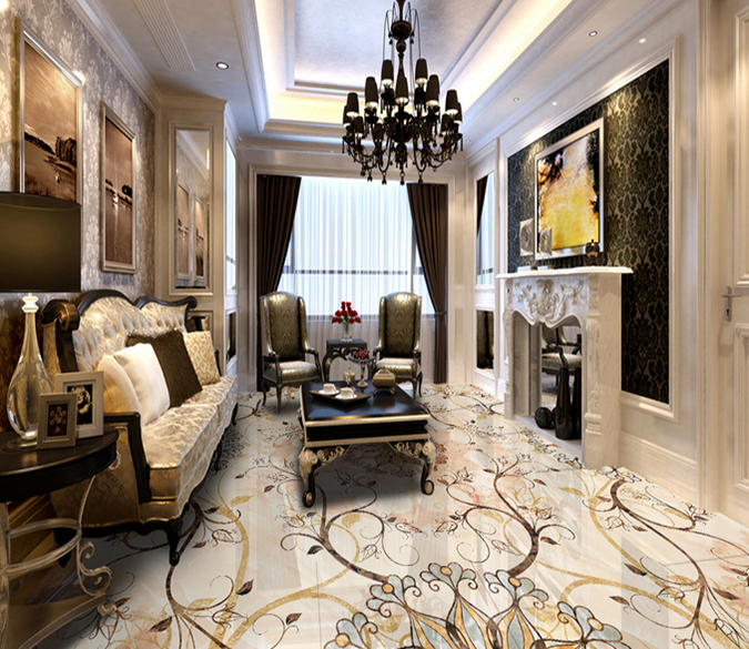 3D Beautiful Flower 214 Floor Mural Wallpaper AJ Wallpaper 2 