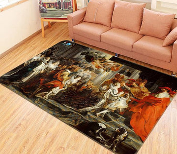 3D High Position 743 Non Slip Rug Mat Mat AJ Creativity Home 