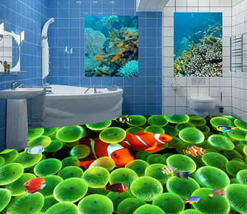 3D Seaweed 099 Floor Mural Wallpaper AJ Wallpaper 2 