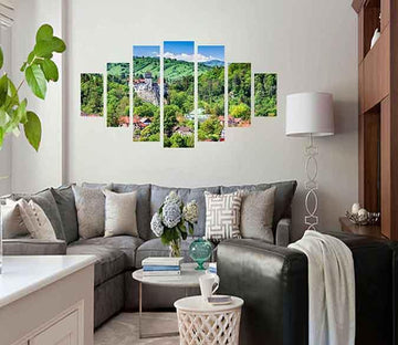 3D Rural Field 092 Unframed Print Wallpaper Wallpaper AJ Wallpaper 