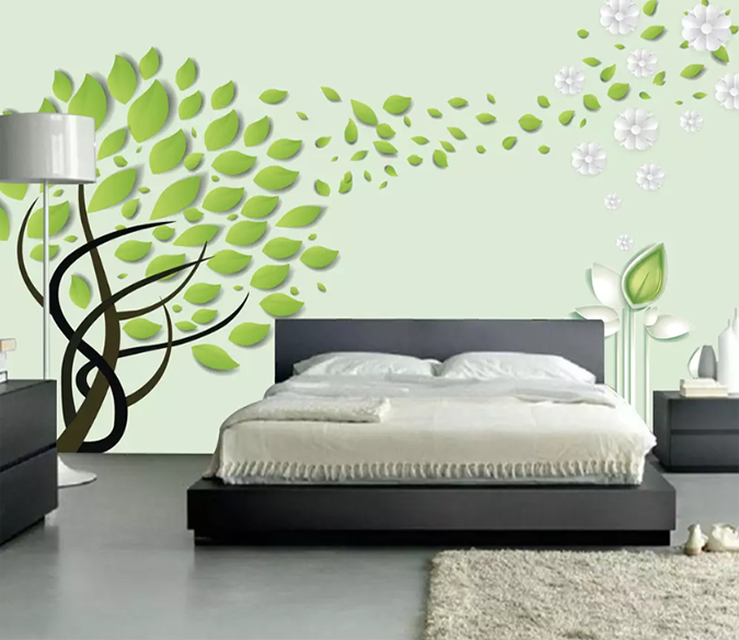 3D Flying Leaves 1200 Wallpaper AJ Wallpaper 2 