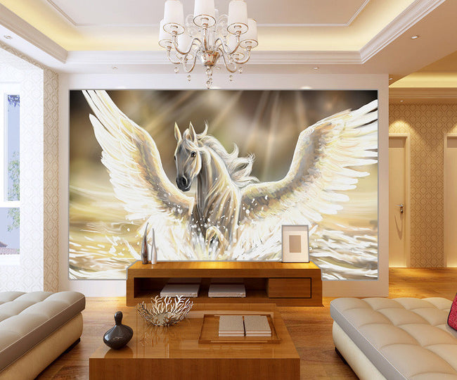 3D Pegasus Wings WG262 Wall Murals