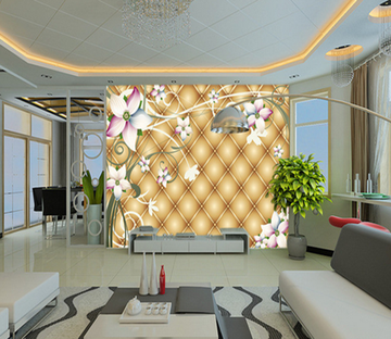 3D Gold Bottom 006 Wallpaper AJ Wallpaper 