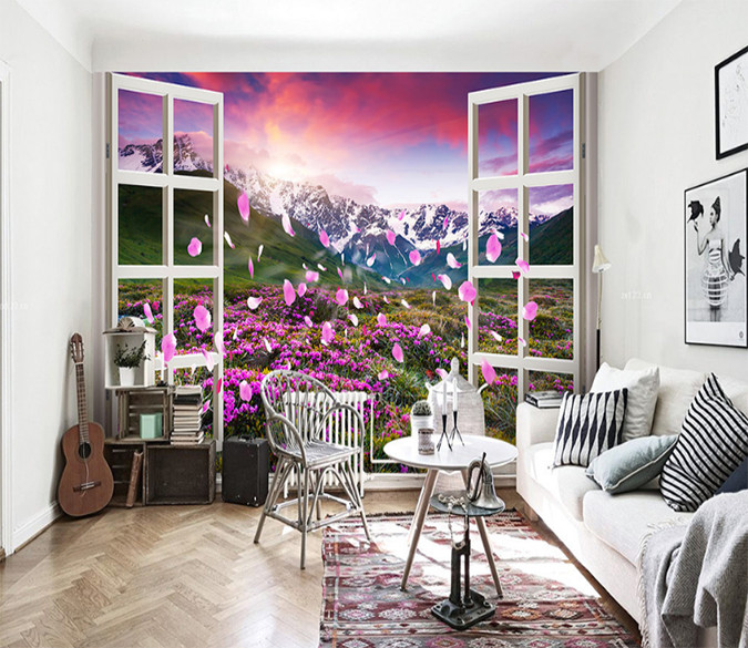 3D Petal Flutters 059 Wallpaper AJ Wallpaper 