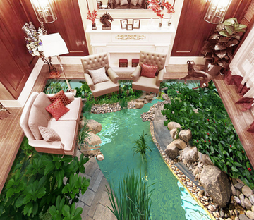 3D Ashore 189 Floor Mural Wallpaper AJ Wallpaper 2 