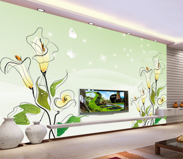 3D Lily Flower 156 Wallpaper AJ Wallpaper 