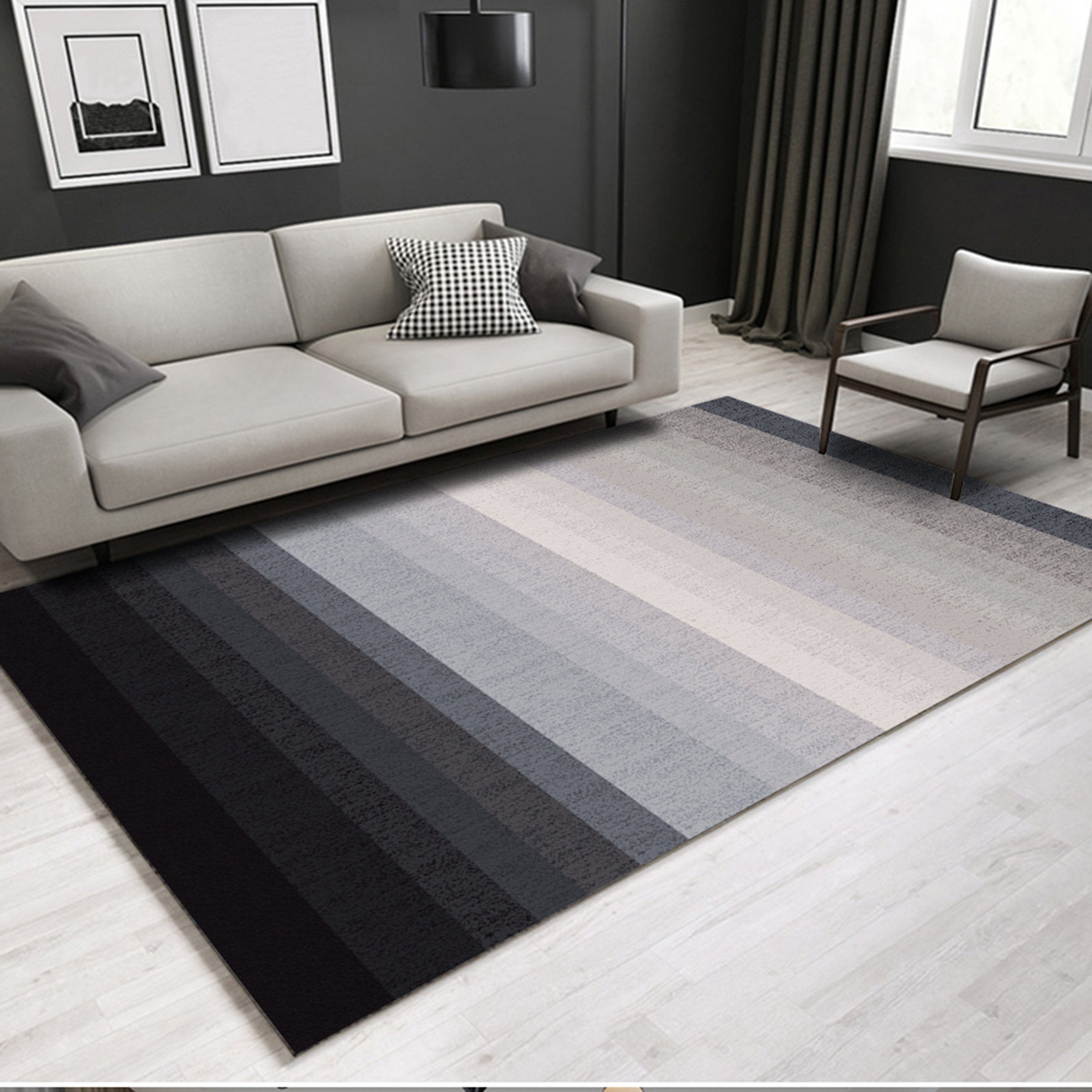 3D Color Stripe WG246 Non Slip Rug Mat Mat AJ Creativity Home 