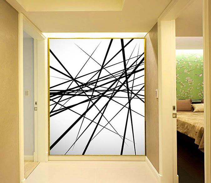 3D Black Line 113 Wallpaper AJ Wallpaper 