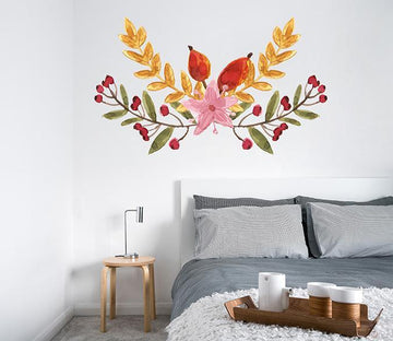 3D Doodle Flower Fruit 087 Wall Stickers Wallpaper AJ Wallpaper 