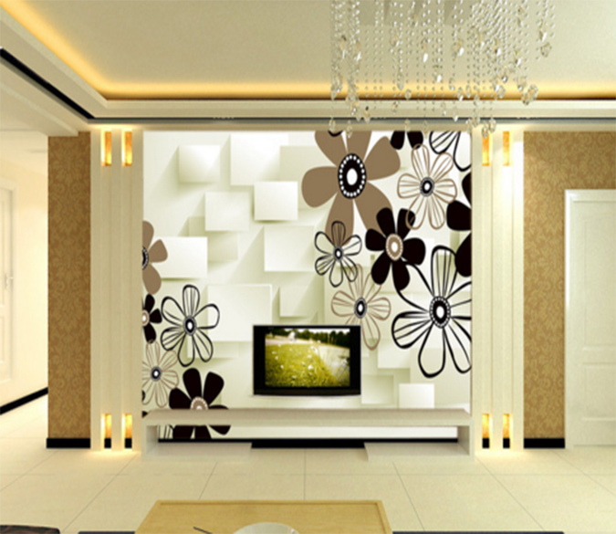 3D Flower Drill 061 Wallpaper AJ Wallpaper 