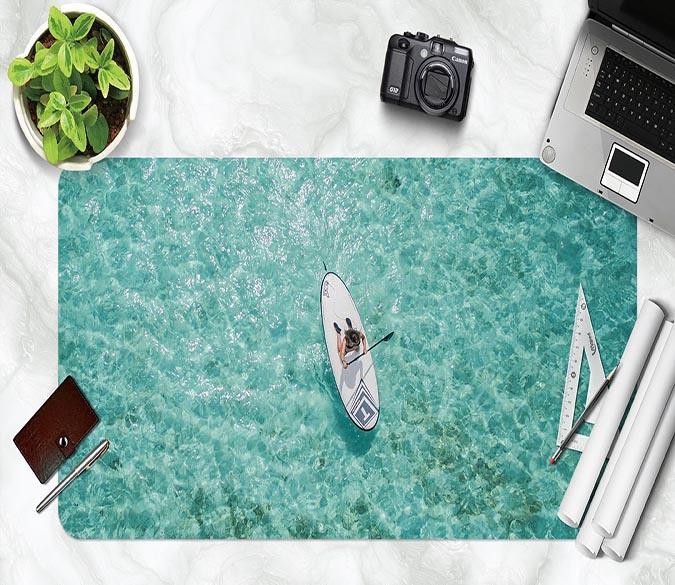 3D Rowing Boat 122 Desk Mat Mat AJ Creativity Home 