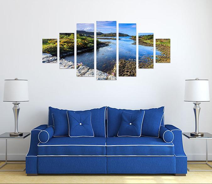 3D Far Away 014 Unframed Print Wallpaper Wallpaper AJ Wallpaper 