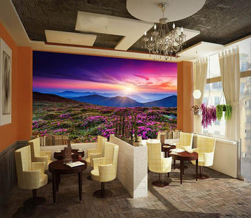 3D Evening Flowers 015 Wallpaper AJ Wallpaper 