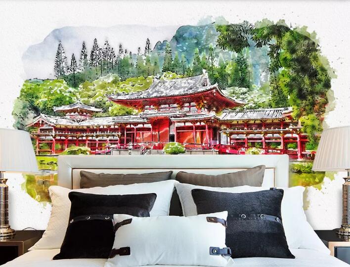 3D Palace Forest WG15 Wall Murals Wallpaper AJ Wallpaper 2 