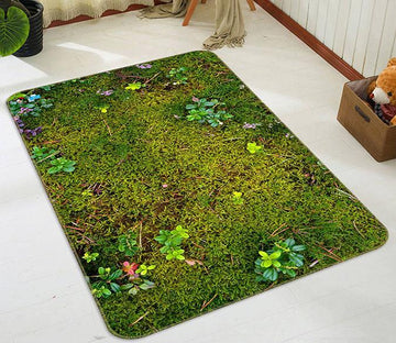 3D Grass Green 018 Non Slip Rug Mat Mat AJ Creativity Home 
